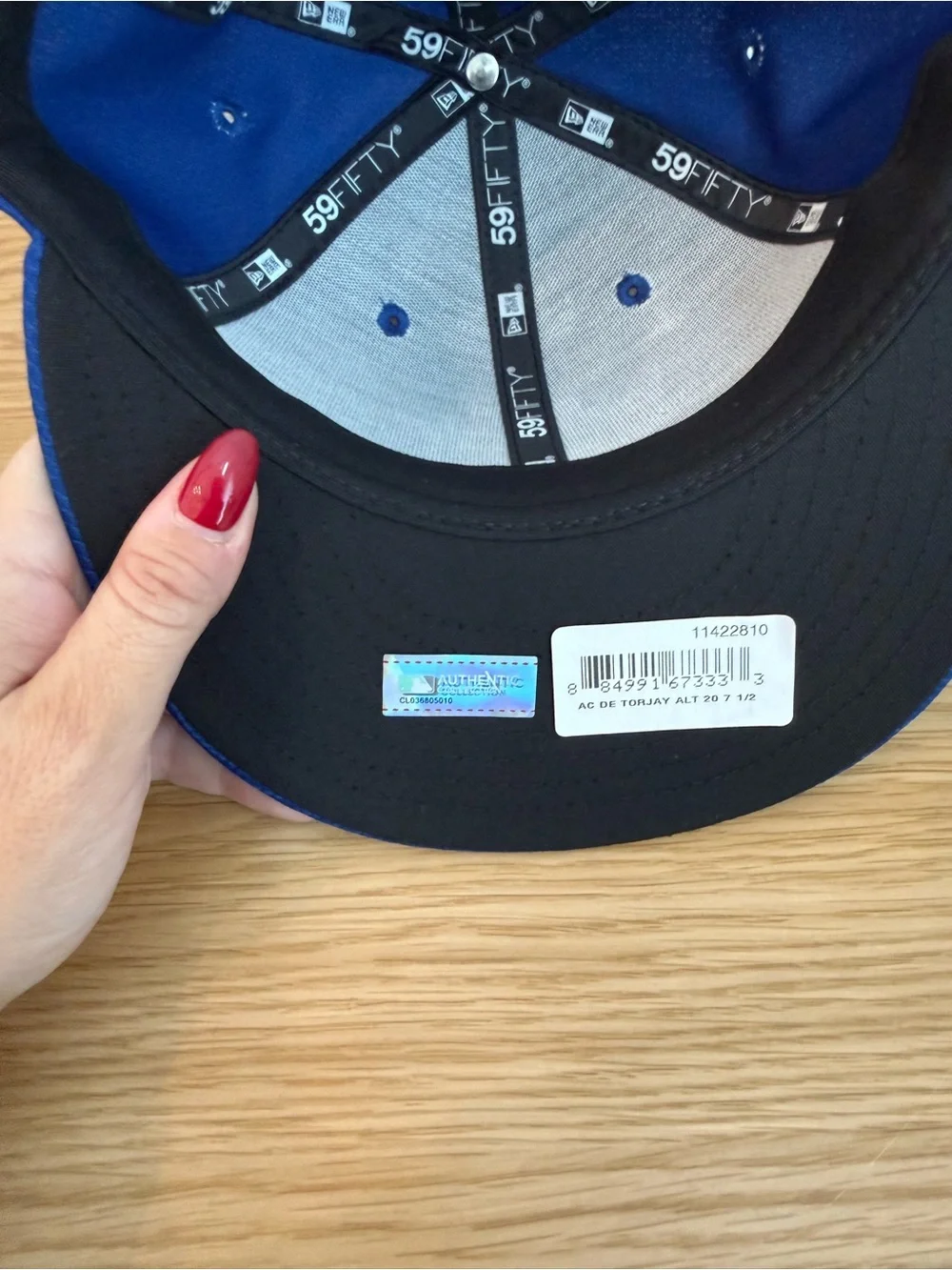 NWT New Era Toronto Bluejays Hat Size 7.5